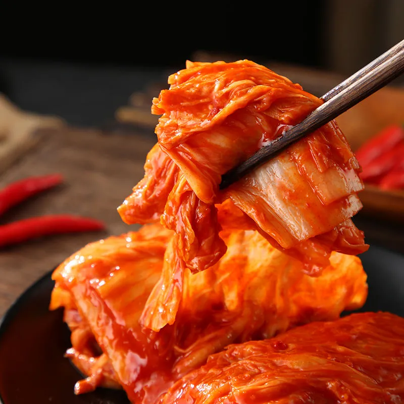 苏宁宜品 韩国泡菜 450g*5袋 韩国泡菜正宗辣白菜韩式下饭菜东北特产延边朝鲜腌制酱菜咸菜小袋