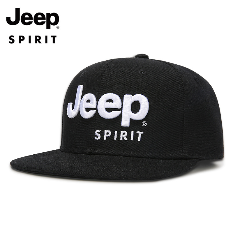 JEEPSPIRIT男士四季平檐棒球帽青年街头百搭遮阳帽