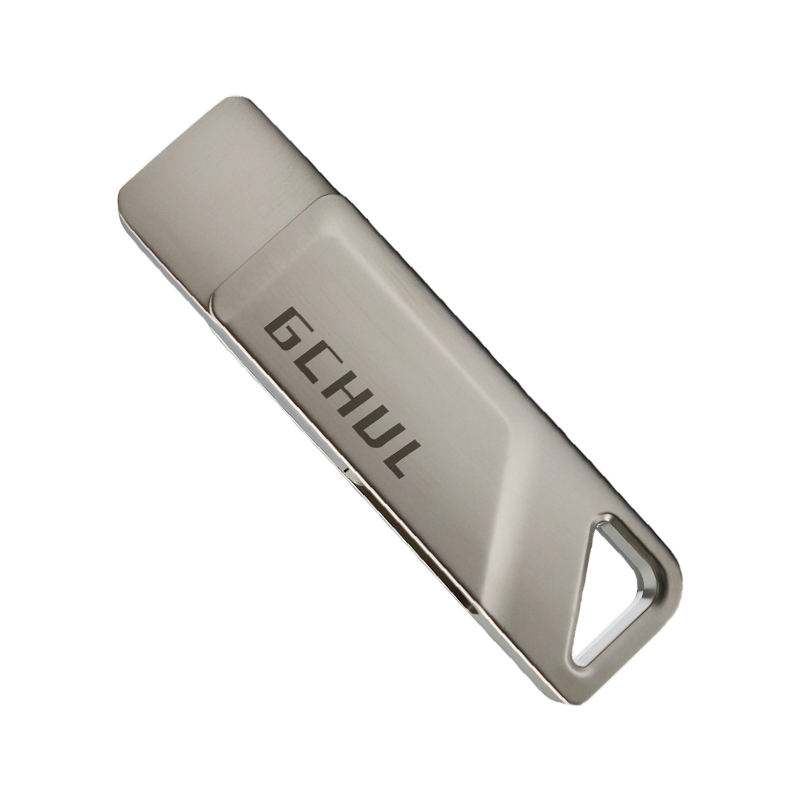杰储(GCHUL) U100 深海系列 128G USB3.2 超高速固态闪存U盘/优盘 (单位:个) 银色高清大图
