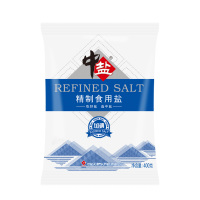 [包邮]中盐 加碘精制食用盐400g*6袋装 加碘食用盐 加碘盐 精盐 碘盐 盐 食盐 加碘 精制盐巴调味料中盐品质保证
