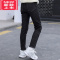 可莉允女童加绒裤子秋冬外穿中大童保暖裤一体加绒加厚牛仔裤儿童加绒裤
