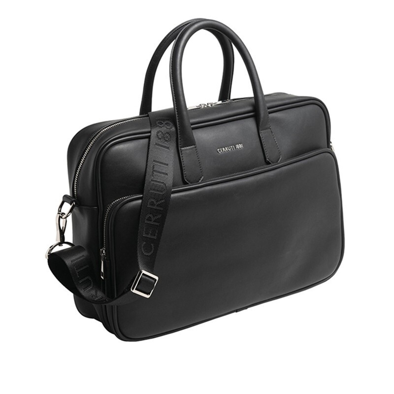 cerruti1881系列黑色公文包ntd914a