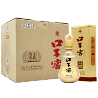 【酒厂直营】口子窖10年型 十年型46度500ML*4瓶 整箱装兼香型白酒口子酒