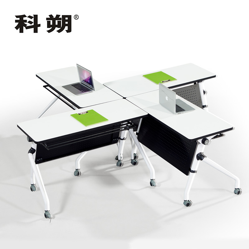 科朔 折叠桌条桌长条会议桌翻版桌会议桌1200W*400D*750H FT-0112