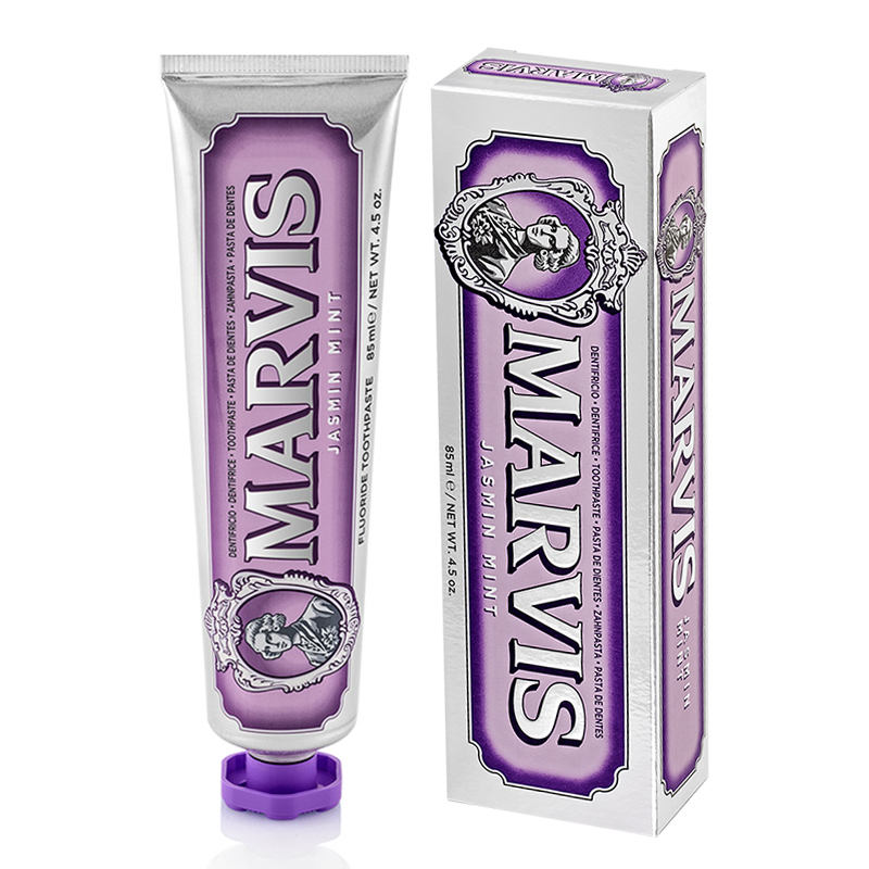 marvis玛尔仕牙膏意大利牙膏绿色亮白牙膏薄荷牙膏清新口气深层清洁