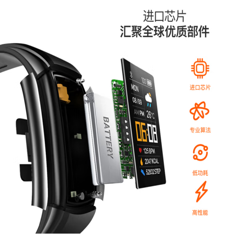 恩谷(ENGUE) 恩谷EG-T3S智能心率手环运动手环