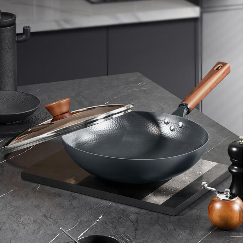 美菱(MELNG) 章丘陶瓷铁锅32cm 圆底款/个高清大图