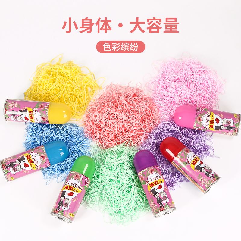 家柏饰(CORATED)婚礼彩喷浪漫婚庆用品结婚喷花彩带彩条派对庆典喷花生日喷雪罐高清大图