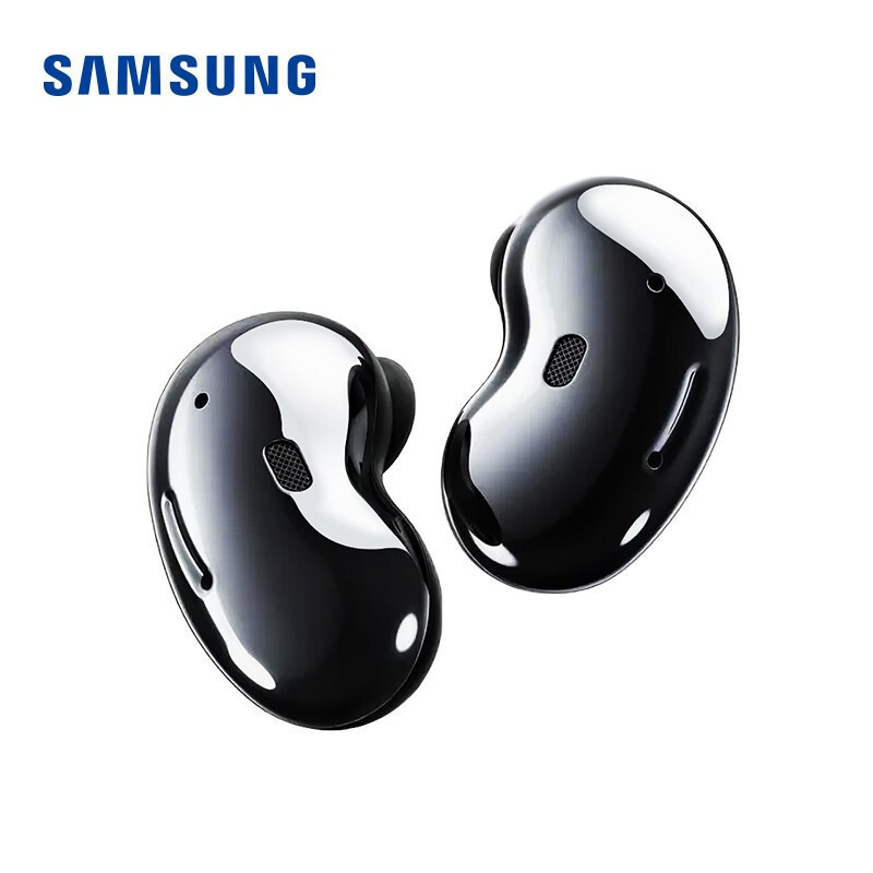三星(SAMSUNG)Galaxy Buds Live 蓝牙耳机开放式主动降噪无线运动触控耳机兼容苹果支持无线充电曜岩黑
