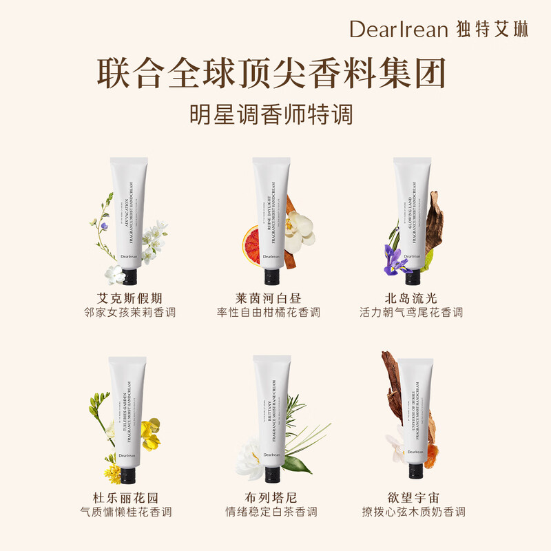 独特艾琳 凝润护手霜布列塔白茶 35ml高清大图