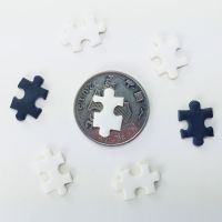 纯白/黑暗超难度1000片拼图成人减压玩具微小积木风景画 成品拼图+实木框