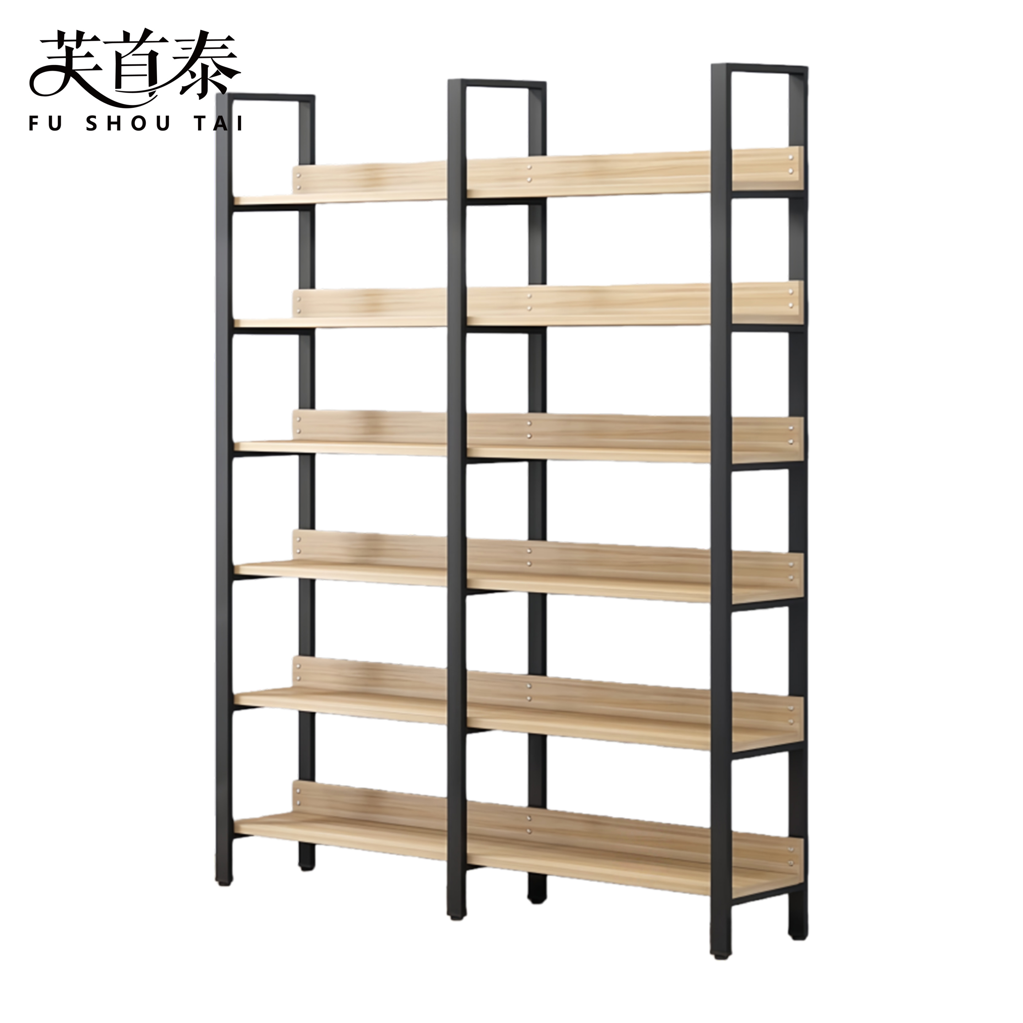 芙首泰六层书架1400*300*2170mm个高清大图