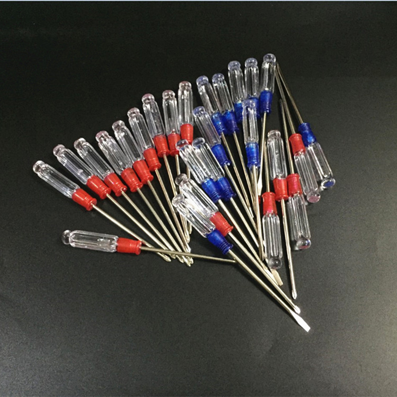 小平口阿斯卡利短小起子小改锥小型迷你小螺丝刀十字螺丝刀小一字小号