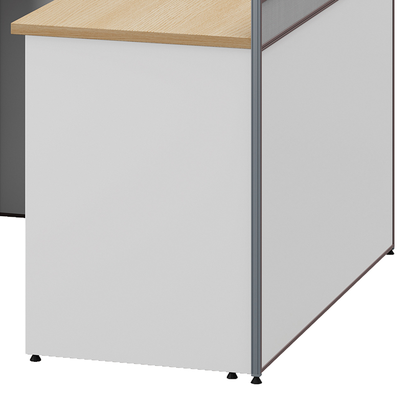 臻远ZYGW-015屏风工作卡位职员桌办公桌 F型三人位高清大图