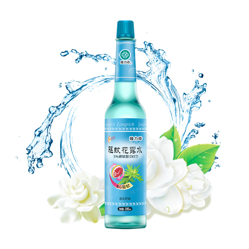 隆力奇 驱蚊花露水_玻璃瓶195ml（单位：瓶）