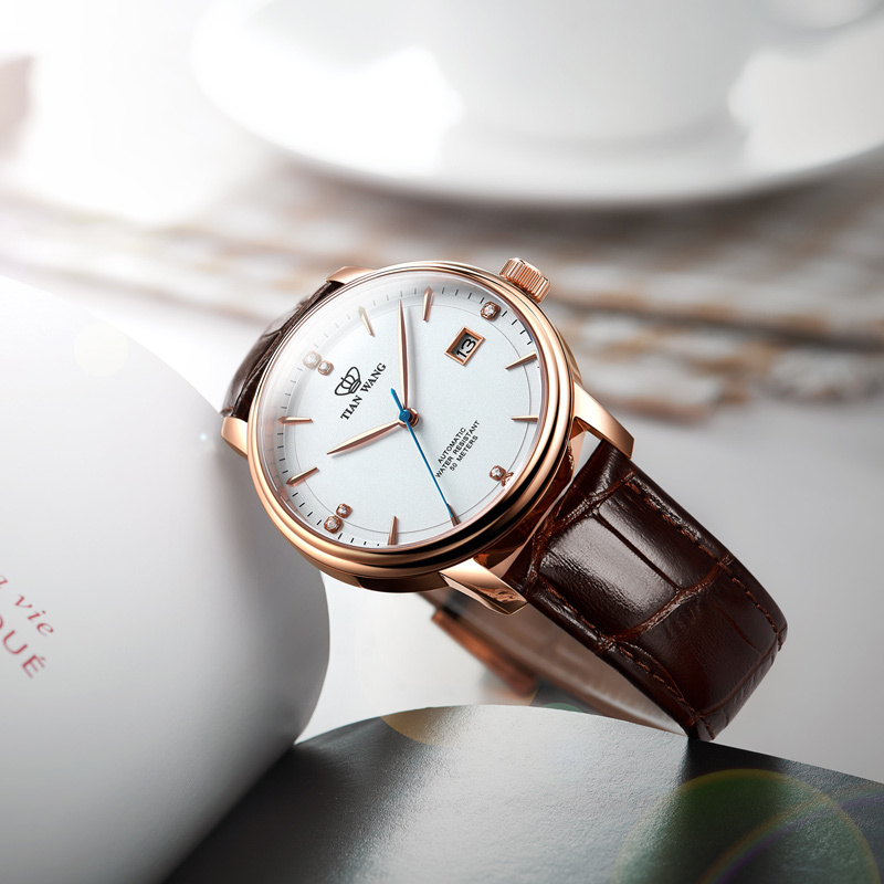 支持后盖定制刻字服务天王表手表昆仑系列自动机械表正品防水男表休闲