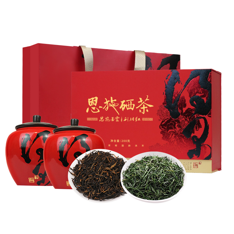 茶馬世家 利川红高端得闲礼盒200g(恩施玉露100g+利川红100g)