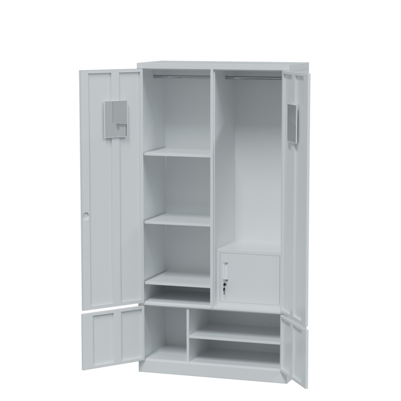 铭思达更衣柜二门台高清大图