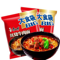 康师傅方便面大食代BIG红烧牛肉面袋装泡面24包24小时内发货