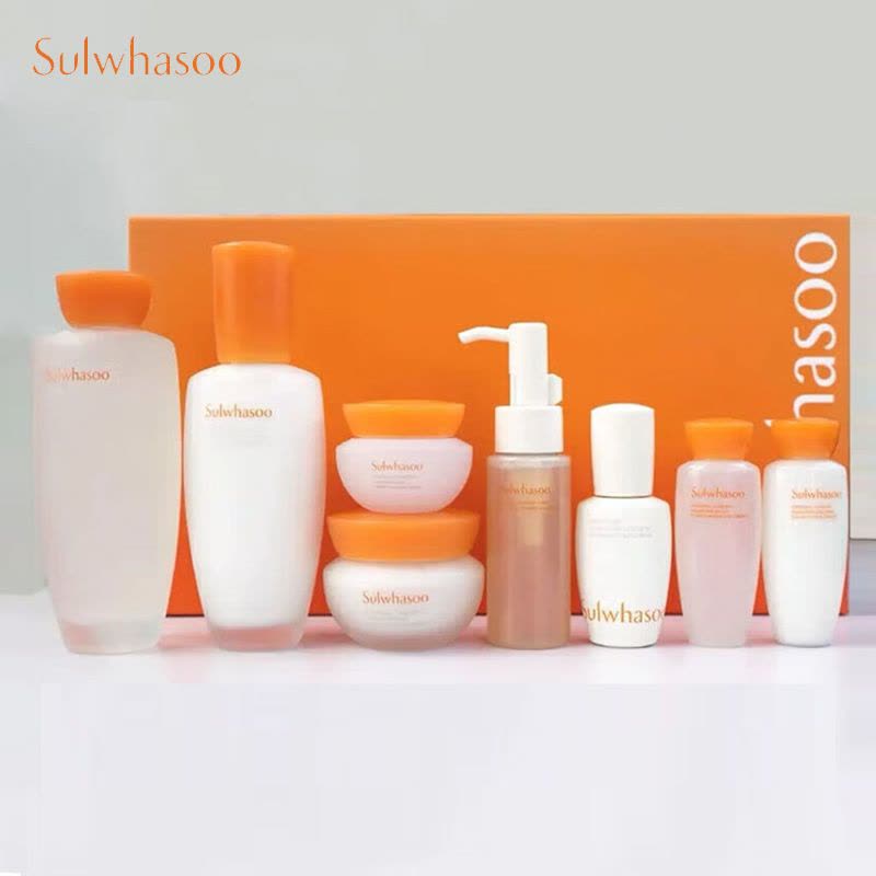 雪花秀(Sulwhasoo)全明星套装滋盈肌本舒活润颜焕光贵妇水乳三件套焕光水乳精华套盒护肤套装补水专柜版 护肤品礼盒图片