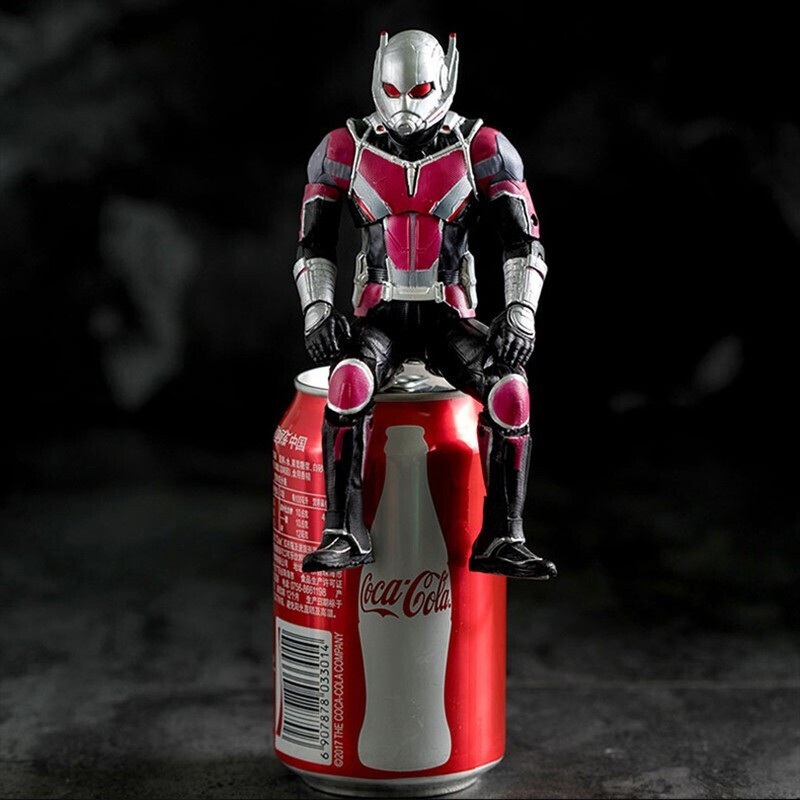 中动玩具1901067寸蚁人漫威手办复仇者联盟关节可动手办玩具支架款