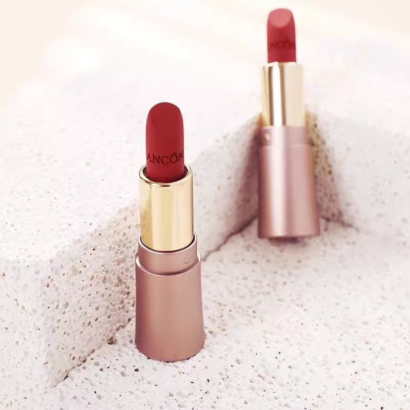 兰蔻(LANCOME)菁纯小蛮腰金粉口红888#1.6g小样1支 透润显色持久唇膏口红滋润高清大图