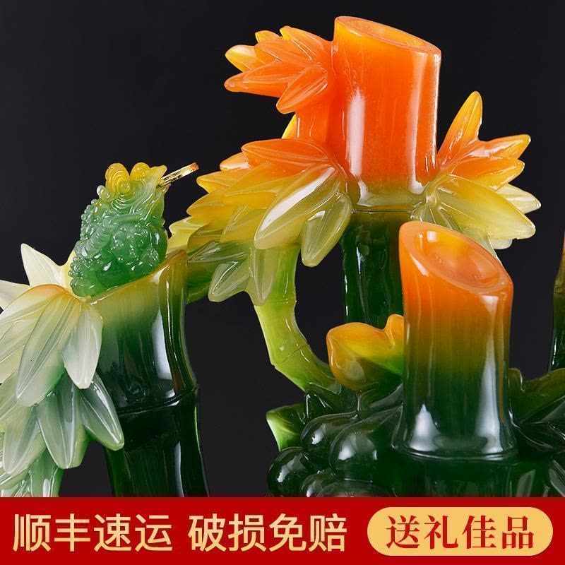 美帮汇财富节节高摆件工艺品家居办公室客厅玄关装饰品乔迁开业礼品图片