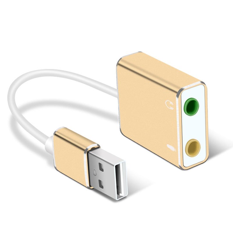 usb耳机转换头电脑ps4主机35mm转usb转usb转typec转接头黑色仅支持