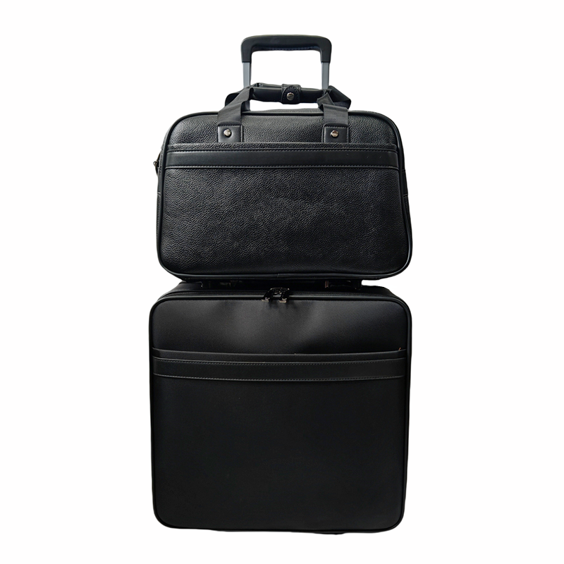 铁洋 子母拉杆箱 pu款 LGX017TY 套高清大图