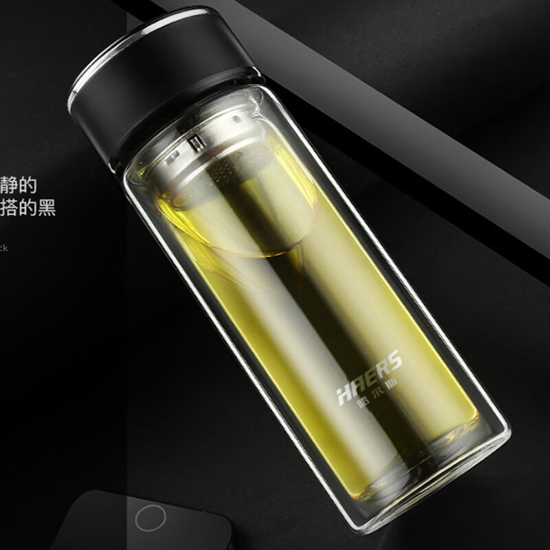 哈尔斯玻璃杯多款式多容量可选 LBL-W-300-5紫色300ml LBL-W-300-5黑色300ml