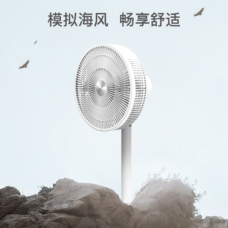 西屋(Westinghouse)直流变频落地扇XWT19 台地两用 循环扇 遥控控制 定时静音睡眠风 6档位调节