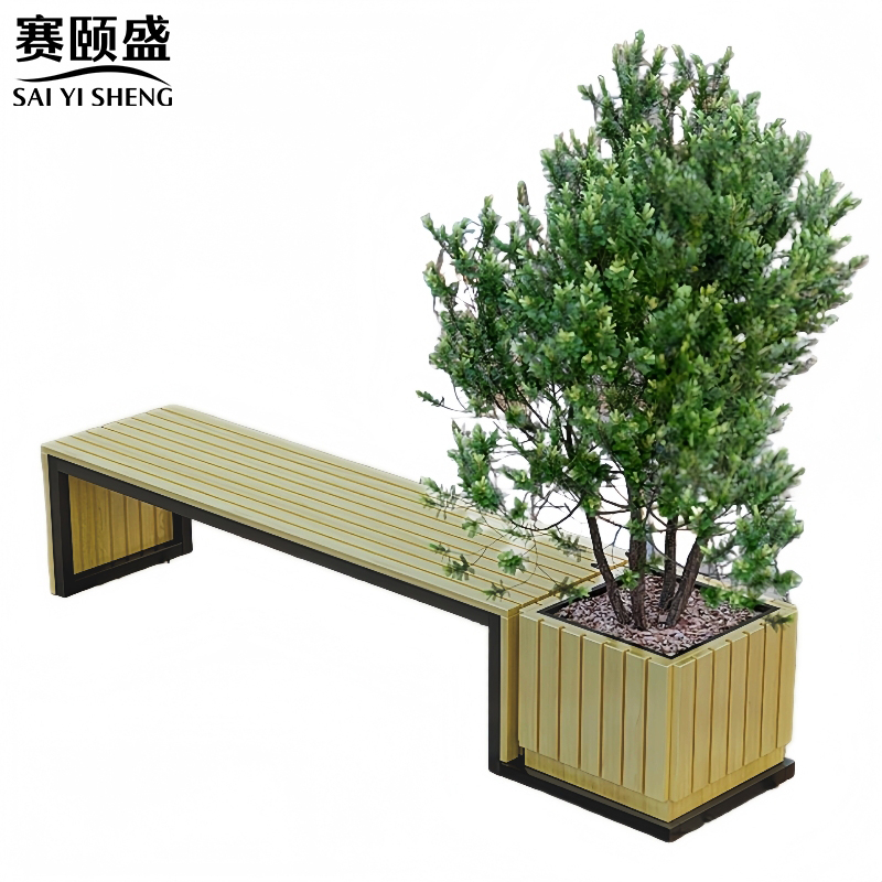赛颐盛 户外花箱椅3000*500*450mm张