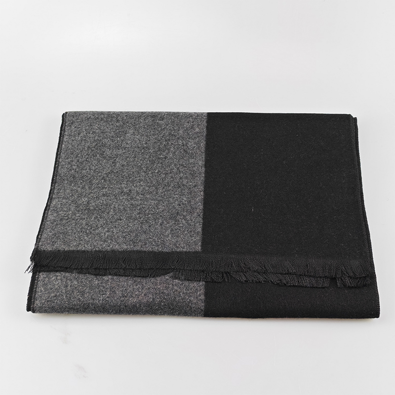 鸽护 羊毛围巾 GH204QDK-11 条高清大图