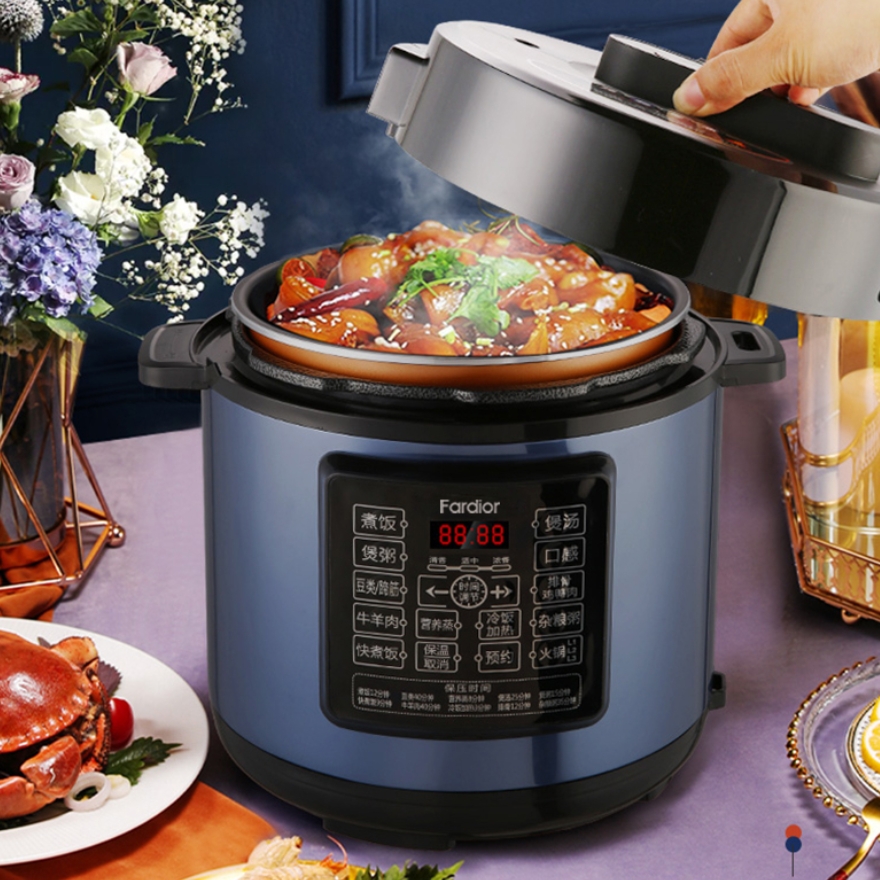 法迪欧(Fardior) 5升双胆加用电压力锅 智能预约一键开盖煮10大功能 FY-EC5OR