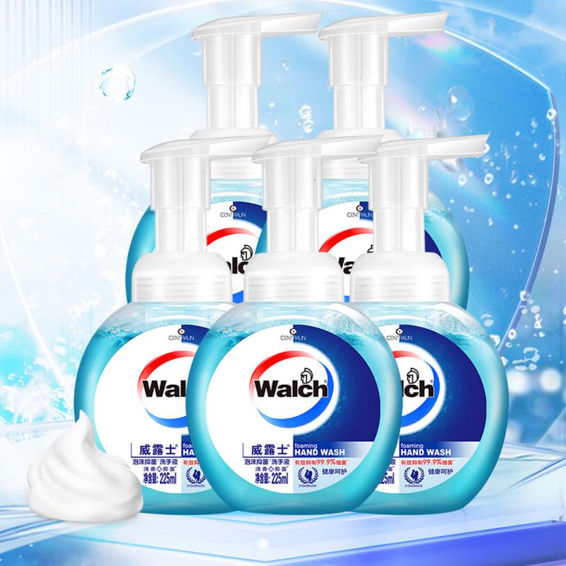 威露士泡沫抑菌洗手液健康呵护225ml*5瓶 儿童泡泡泡沫丰富灭甲流感H3N2高清大图