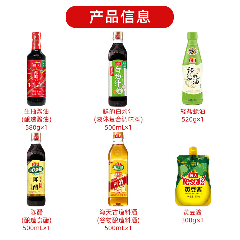 福临门/金龙鱼/金沙河/海天组合套装高清大图