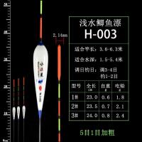 纳米鱼漂 高灵敏套装醒目加粗尾浮漂近视鲫鱼漂渔具套装钓鱼用品 H3款 3号3支