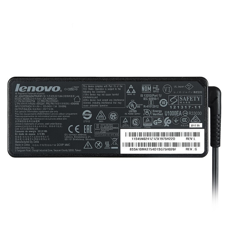 联想ThinkCentre E95z电脑一体机电源适配器 90W 20V 4.5A
