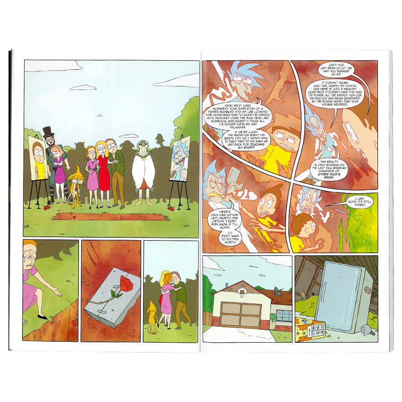 [正版]瑞克和莫蒂漫画1-3合订本 英文原版 Rick & Morty Slipcase 扎克戈尔曼 精装 高分神作高清大图