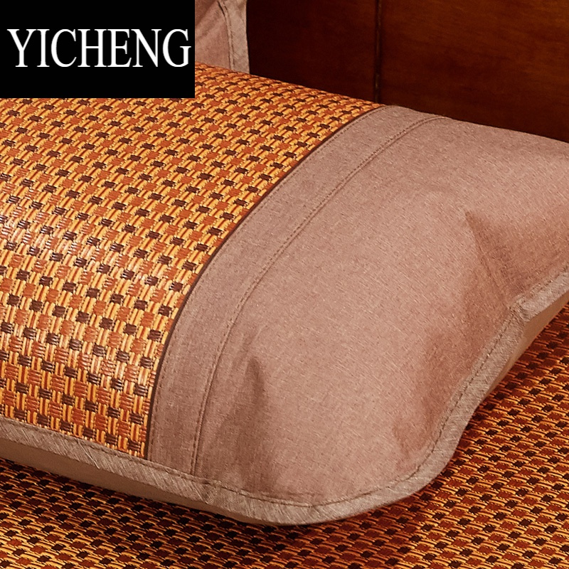 yicheng凉席枕套夏季单人凉枕冰丝枕席套藤席枕芯套枕皮枕头套子单只