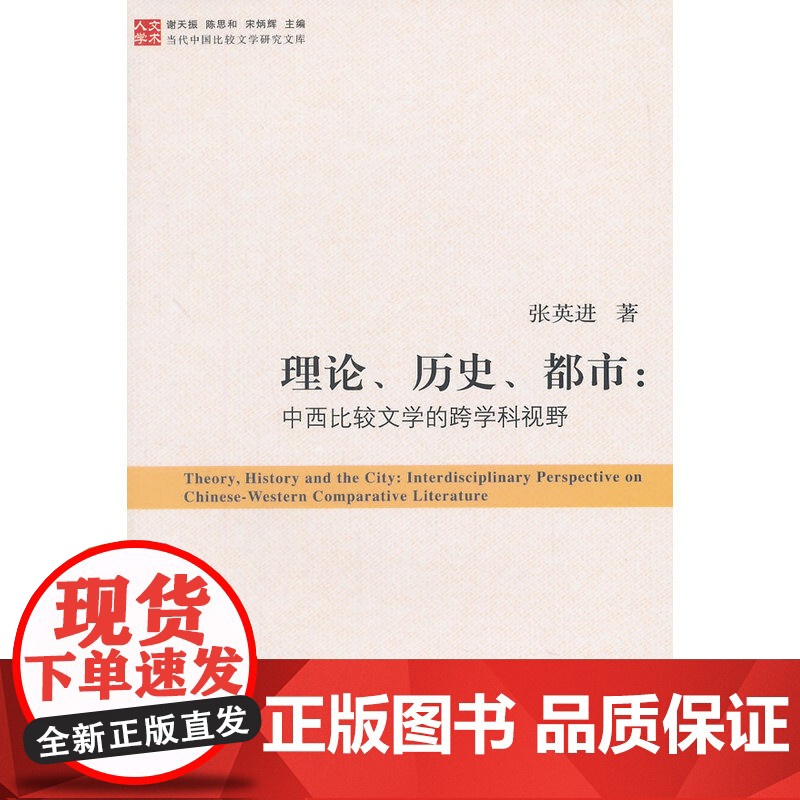 当代中国比较文学研究文库?理论、历史、都市:中西比较文学的跨学科视野高清大图