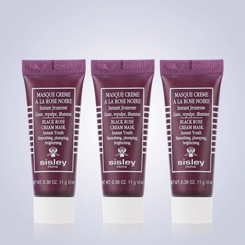 [香港直邮](3件装)希思黎黑玫瑰焕采面膜 紧致焕亮补水保湿提亮涂抹式面膜10ml中样高清大图
