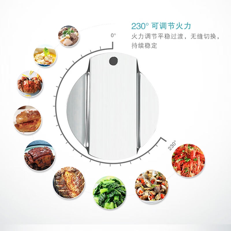 西门子 ER8PF237MP 家用嵌入式燃气灶大火力天然气灶具蒸饭柜高清大图