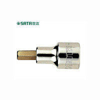 世达(SATA) 12.5MM系列50MM六角旋具套筒 14MM 24208 货期5-10天