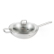 德国菲仕乐/Fissler 马克普乐30cm 不锈钢单柄中式炒锅 不锈钢炒锅炒菜锅 高品质不锈电炉电陶炉电磁炉燃气灶通用