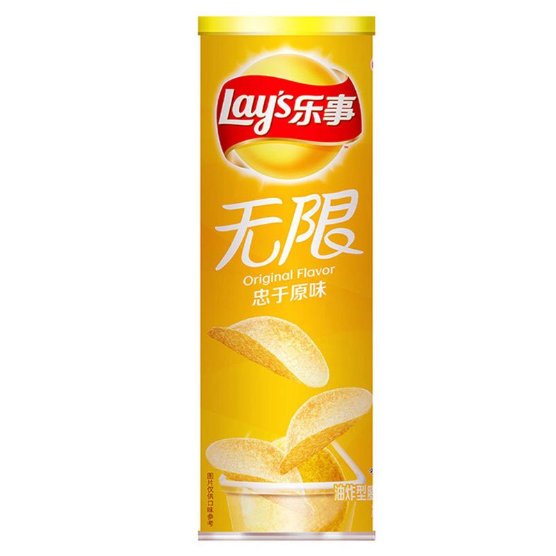 乐事无限忠于原味薯片罐装104g