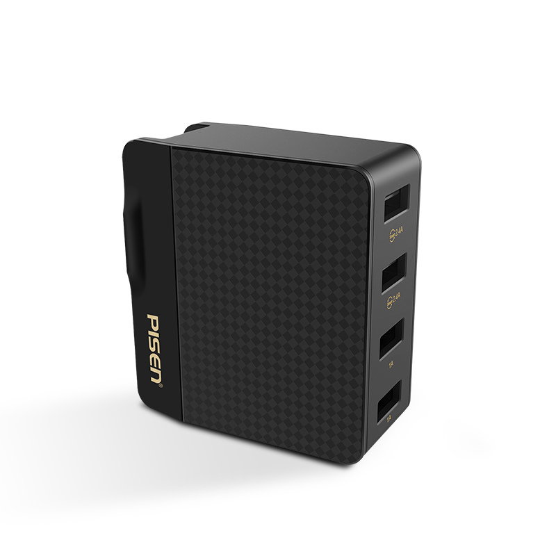 品胜苹果充电器四口USB充电头适用华为小米/荣耀/iPhone13/12/Max/11/xs/8充电插头2.4A高清大图
