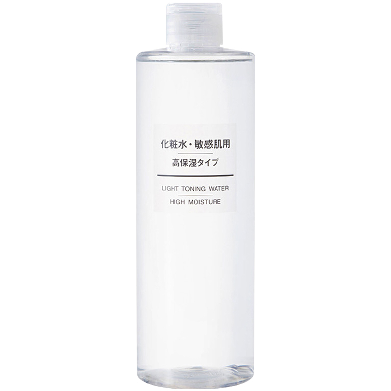 MUJI无印良品干敏肌系列化妆水爽肤水 高保湿型 400ml 温和舒敏 保湿补水 干性干敏性肤质适用[日本原装进口]