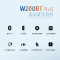 漫步者 W200BT 颈挂版磁吸入耳无线运动耳机黑色(付)