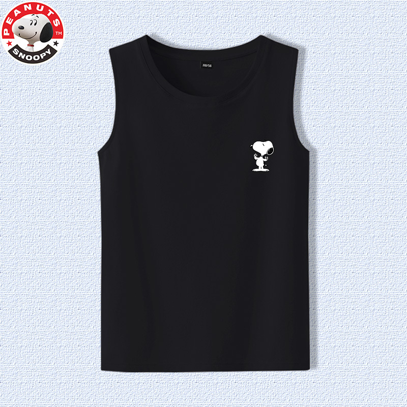 史努比(SNOOPY)儿童夏季跨栏背心男女童卡通印花背心TBX1